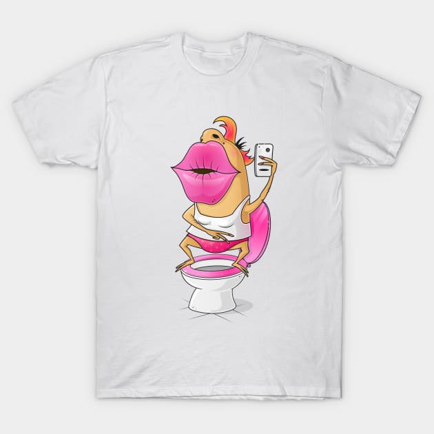 Duckface T-Shirt by zoljo